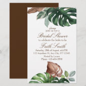 Groene Pampas Grass Floral Bridal Shower (Voorkant / Achterkant)