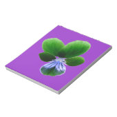 Groene Pansy-laptop Notitieblok (Linkerzijde)