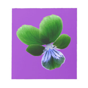 Groene Pansy-laptop Notitieblok