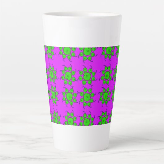 GROENE PAPAVERS LATTE MOK (Voorkant)