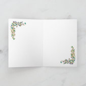 GROENE PAPAVERS VERJAARDAG KAART (Binnen)