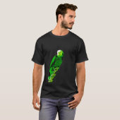 Groene Papegaai 6537 T-shirt (Voorkant volledig)