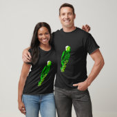 Groene Papegaai 6537 T-shirt (Unisex)