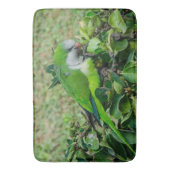 Groene papegaai badmat (Voorkant Verticaal)