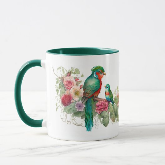 Groene Papegaai en Baby Mok (Links)