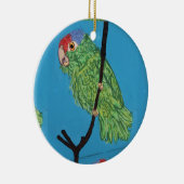 groene papegaai en mermaïde ornament (Rechts)