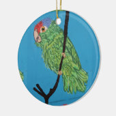 groene papegaai en mermaïde ornament (Links)