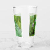 Groene papegaai - Glass Glas (Rechts)