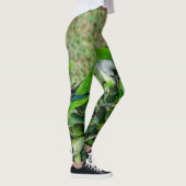 Groene papegaai leggings (Rechts)