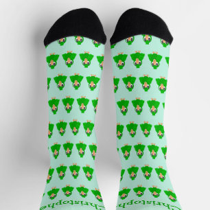 Groene Papegaai Ontwerp Sokken