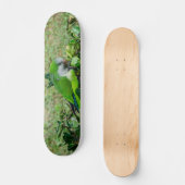 Groene papegaai persoonlijk skateboard (Voorkant)