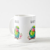 Groene papegaai - Schattigee Baby Bird Koffiemok (Voorkant links)