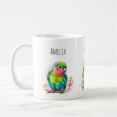 Groene papegaai - Schattigee Baby Bird Koffiemok (Links)