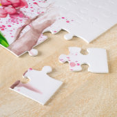 Groene papegaai - Schattigee Baby Bird Legpuzzel (Zijkant)