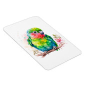 Groene papegaai - Schattigee Baby Bird Magneet (Rechterzijde)