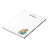 Groene papegaai - Schattigee Baby Bird Notitieblok (Linkerzijde)