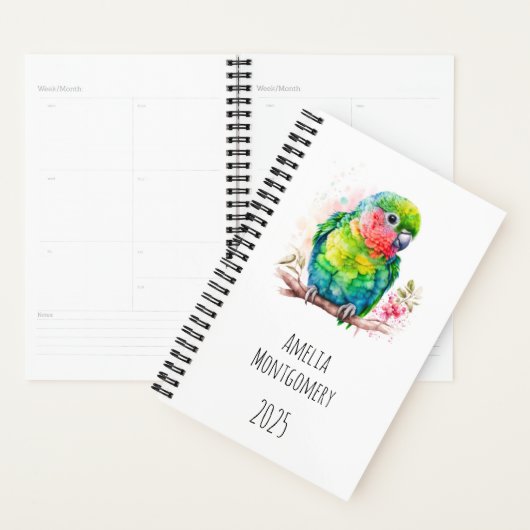 Groene papegaai - Schattigee Baby Bird Planner (Display)