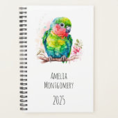 Groene papegaai - Schattigee Baby Bird Planner (Voorkant)