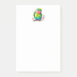 Groene papegaai - Schattigee Baby Bird Post-it® Notes