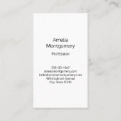 Groene papegaai - Schattigee Baby Bird Visitekaartje (Achterkant)