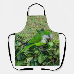 Groene papegaai schort