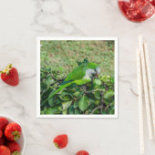 Groene papegaai servet (Insitu)