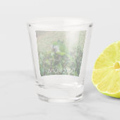 Groene papegaai shot glas (Achterkant)
