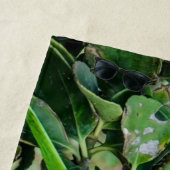 Groene papegaai strandlaken (In situ)