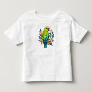Groene papegaai T-shirt
