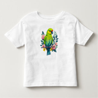 Groene papegaai T-shirt