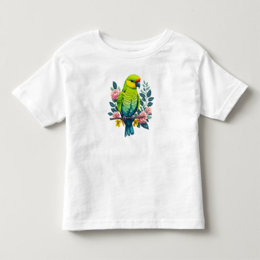 Groene papegaai T-shirt (Voorkant)