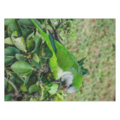 Groene papegaai tafelkleed (Voorkant (Horizontaal))