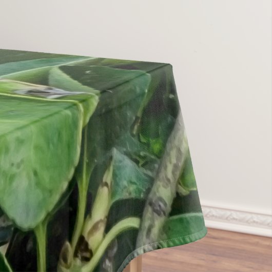 Groene papegaai tafelkleed (Voorbeeld)