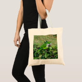Groene papegaai tote bag (Voorkant (product))