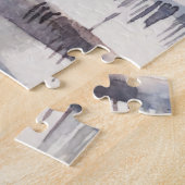 Groene papegaaipuzzel legpuzzel (Zijkant)