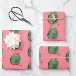 Groene Paprika Inpakpapier Vel