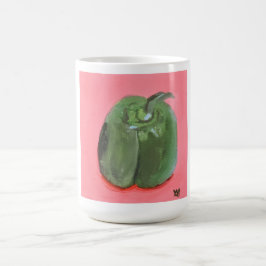 Groene Paprika Koffiemok