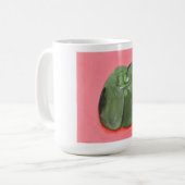 Groene Paprika Koffiemok (Voorkant links)