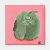 Groene Paprika Magneet (Voorkant)