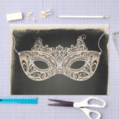 Groene parel maskerade masker zoete 16 feestje tissuepapier (Craft)