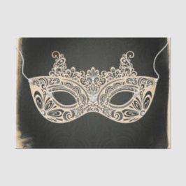 Groene Parel Masquerade Masker Elegant Feest Tissuepapier