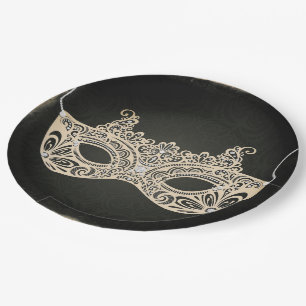 Groene Parel Masquerade Masker Zoete 16 Feest Anti Papieren Bordje