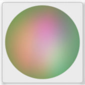Groene parel sticker (Voorkant)