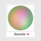 Groene parel sticker (Vel)