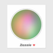 Groene parel sticker (Vel)