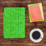 Groene Pareltjes iPad Air Cover<br><div class="desc">Digitale beelden,  ontworpen dit,  abstract,  grafiek,  met een getextureerd patroon-in een levendige,  schaduw van heldergroen,  gelijkend op,  Kelly Green.</div>