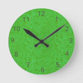 Groene Pareltjes Ronde Klok (Voorkant)