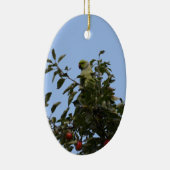 Groene parkiet keramisch ornament (Rechts)