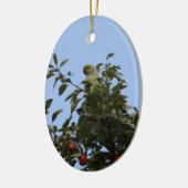 Groene parkiet keramisch ornament (Links)