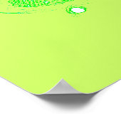 Groene Parkiet Poster (Hoek)